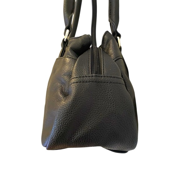 Tignanello Black Leather Satchel - Picture 4 of 10